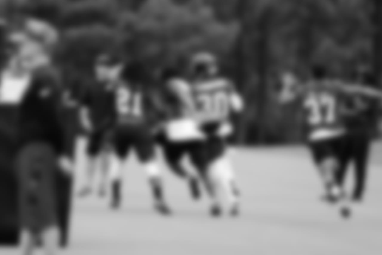 CB Desmond Trufant, CB Brian Poole, DB Chris Lammons, FS Ricardo Allen