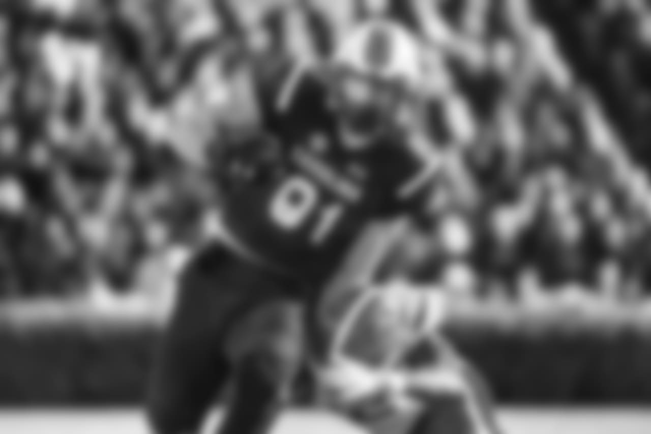 Tight End1. Hayden Hurst, South Carolina (AP Photo/Sean Rayford)2. Dallas Goedert, South Dakota State 3. Mike Gesicki, Penn State 4. Mark Andrews, Oklahoma 5. Will Dissly, Washington