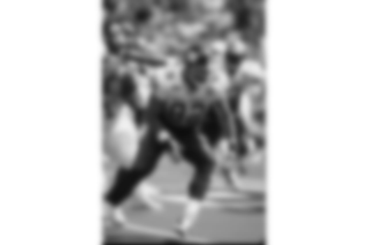 DE Michael Strahan - 7 appearances: 1997, 1998, 1999, 2001, 2002, 2003, 2005