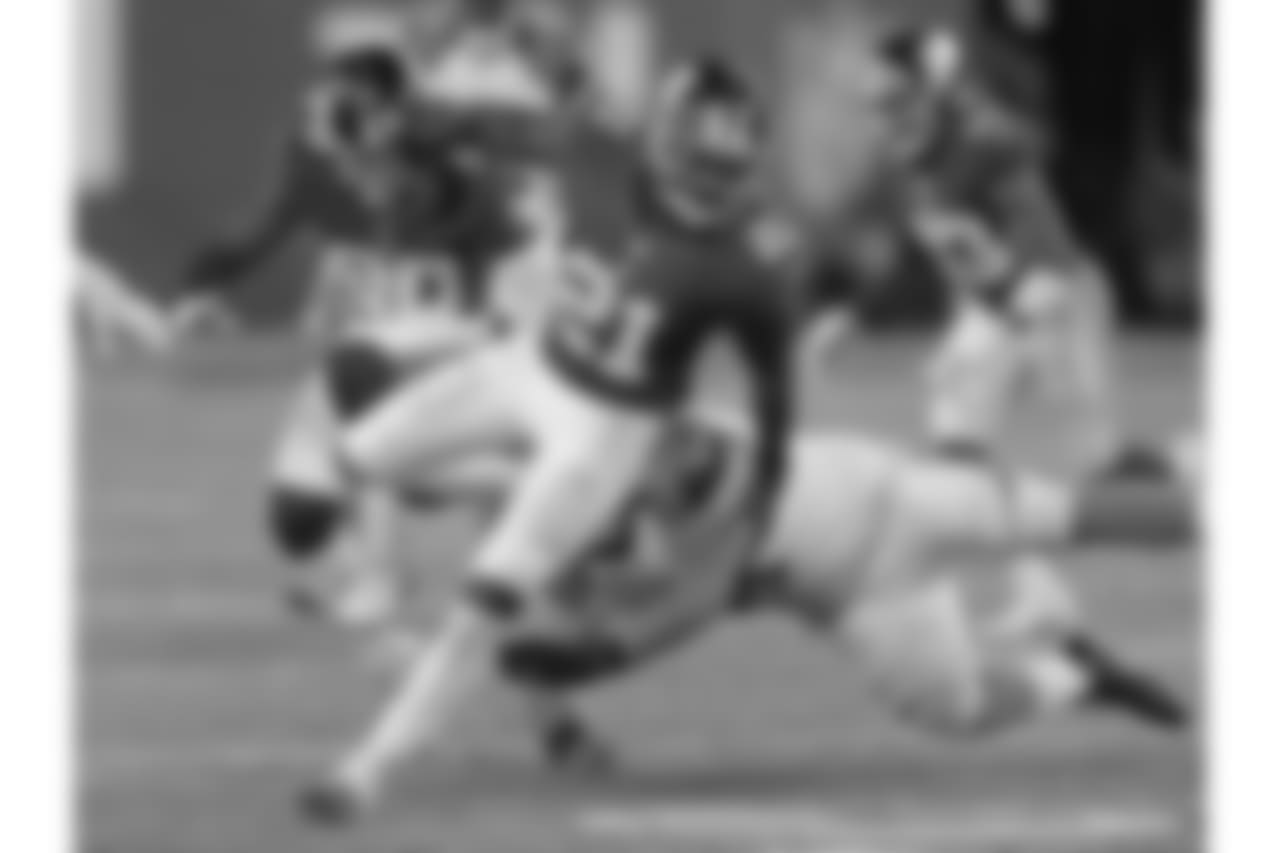 SAFETY LANDON COLLINSAfter becoming the first safety to win player of the week awards in consecutive games since Pittsburgh’s Troy Polamalu in 2010, Collins recorded another interception on Monday night, his fourth in the last three games.