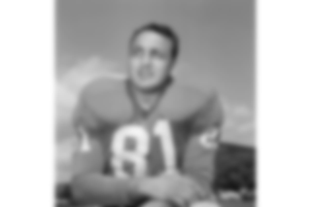 T7 - DE Andy Robustelli - 5 appearances: 1956, 1957, 1959, 1960, 1961