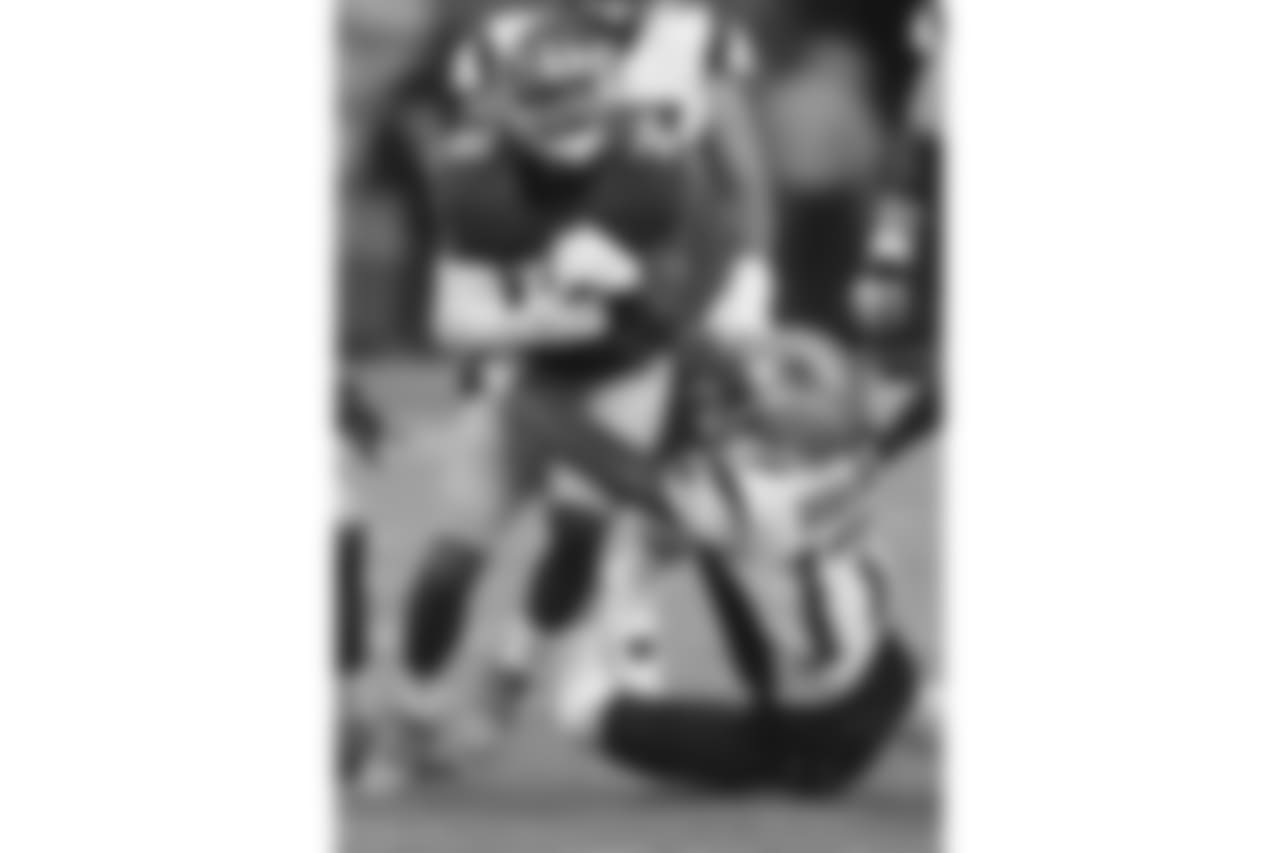 CB TREVIN WADEWade swarmed to the ball on Thursday night, recording four tackles (one for loss), two passes defensed, and an interception of Tom Brady.