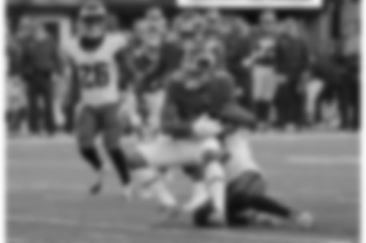 WR ODELL BECKHAM JR With four receptions for 46 yards and two touchdowns, Beckham notched the eighth multi-score game of his career. The two-time Pro Bowler now has 30 touchdowns in 35 games.