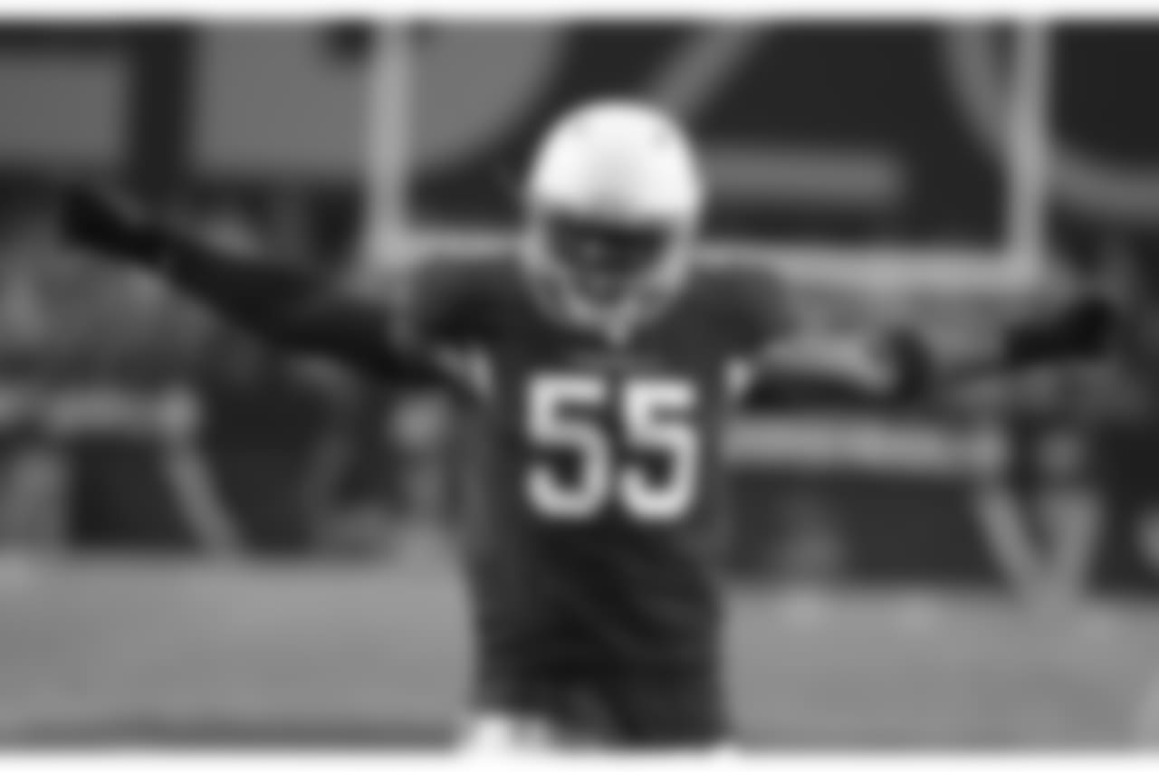 OLB Chandler JonesWith two weeks to go, Jones leads the NFL with a career-high 15.0 sacks.