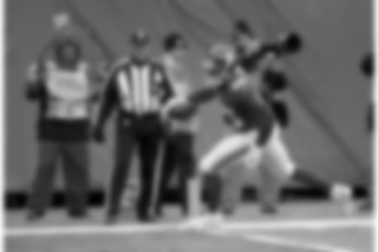 TE WILL TYEWith fellow tight end Larry Donnell inactive, Tye tied the game, 16-16, in the third quarter with a nine-yard touchdown, his first of the season.