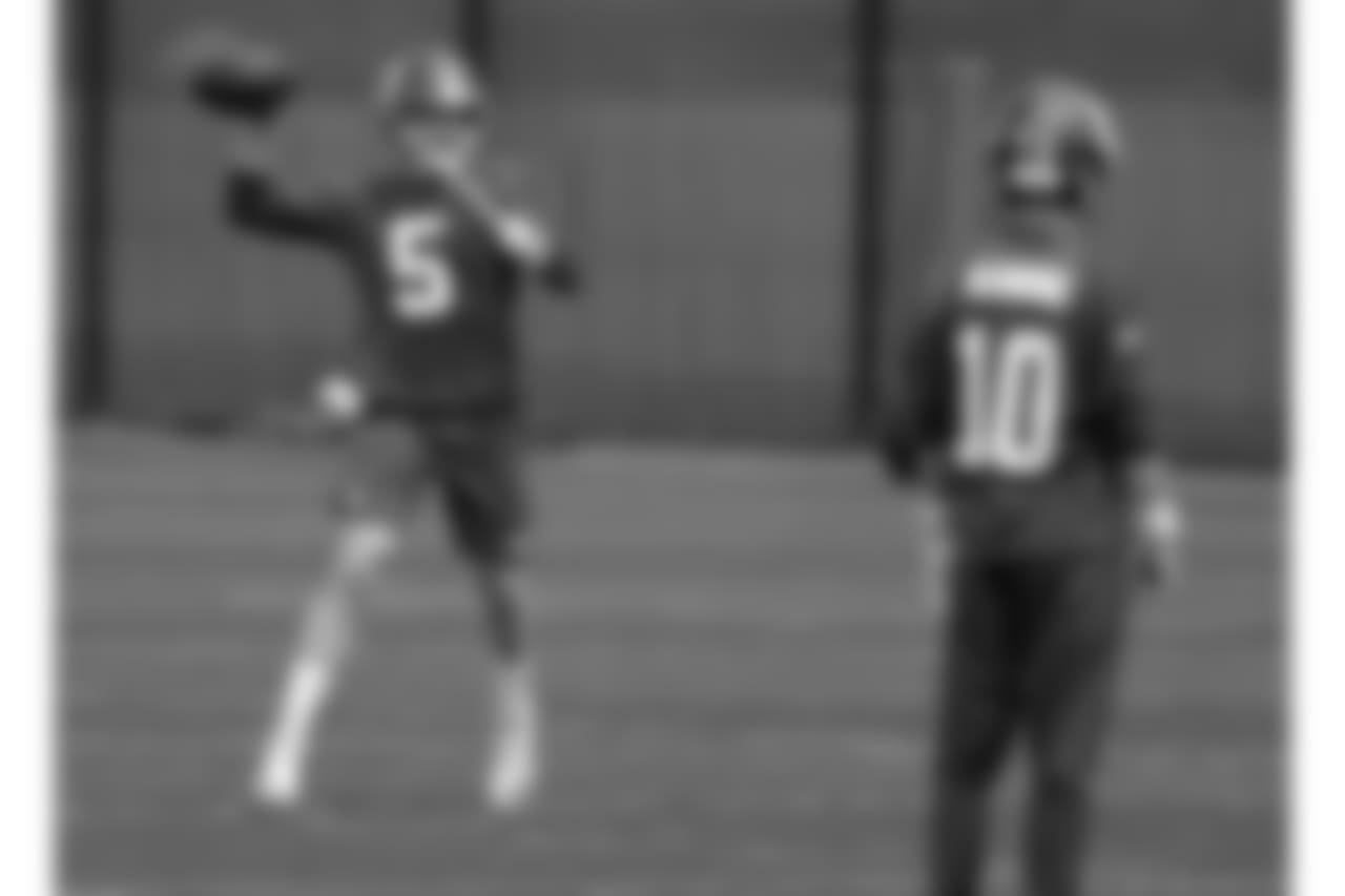 QB DAVIS WEBB
The Giants did not take a quarterback with the second overall pick, but they did draft one in the fourth round in Richmond’s Kyle Lauletta. What that means for Davis Webb in the backup QB competition remains to be seen and depends on their play, starting with OTAs.
