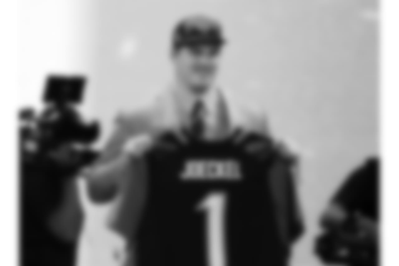 2013 - OT Luke Joeckel (Texas A&M) | Jacksonville Jaguars
AP Photo/Alix Drawec