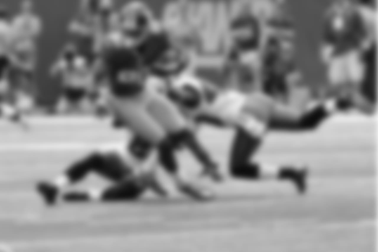 Sep. 16 2012 - Cruz catches a career high 11 passes for 179 yards and a touchdown in a 41-34 win over Tampa Bay.