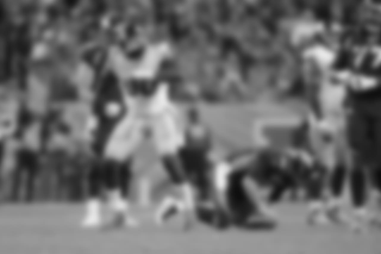 DE JASON PIERRE-PAULJPP tied a career-high with three sacks on Sunday night against the Broncos. He also had three last year in Week 12 at Cleveland.