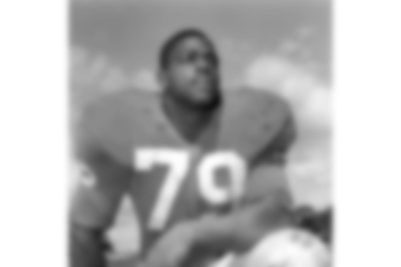 T2 - Tackle Rosey Brown - 9 appearances: 1955, 1956, 1957, 1958, 1959, 1960, 1962, 1964, 1965