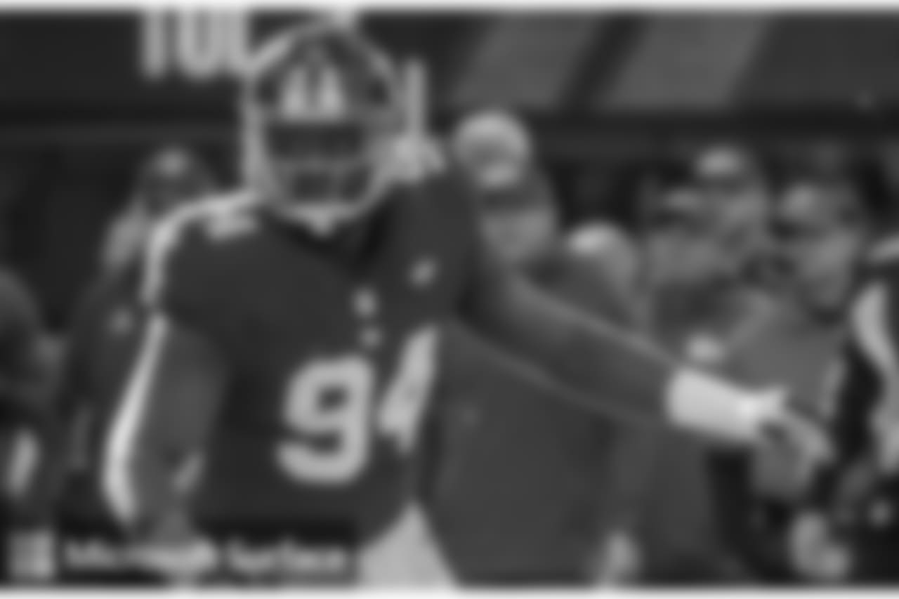 DT DALVIN TOMLINSONTomlinson, who recorded his first career sack last week, will team up with Damon Harrison and company to try to contain Raiders running back Marshawn Lynch.