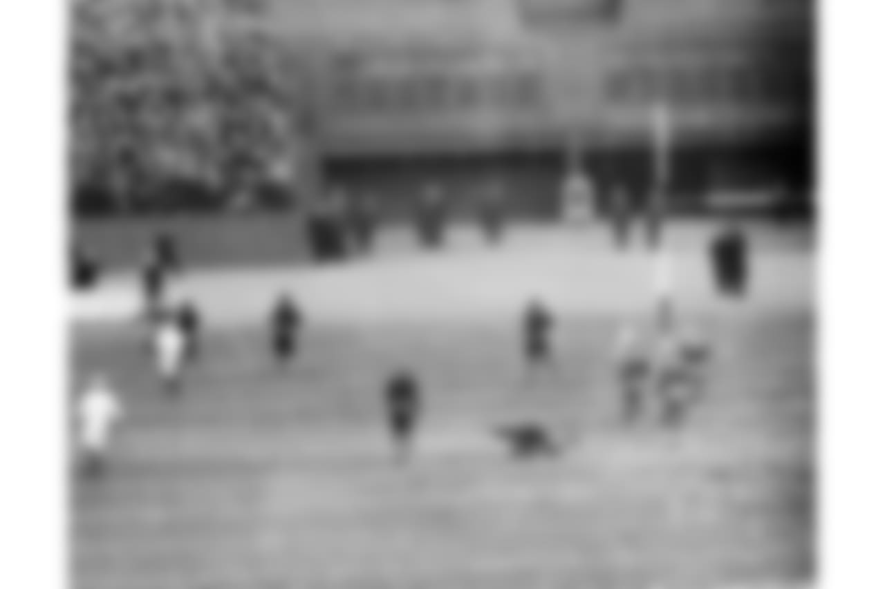 December 9, 1934) "Sneakers Game" 1934 NFL Championship Game Giants vs. Bears - Polo Grounds, New York, NY - As the Giants were getting set to face the undefeated Chicago Bears, a freezing rain coated the field, which Big Blue embraced by famously wearing sneakers to provide better footing. It worked as the Giants went on to win 30-13 in what would be dubbed the "Sneakers Game."