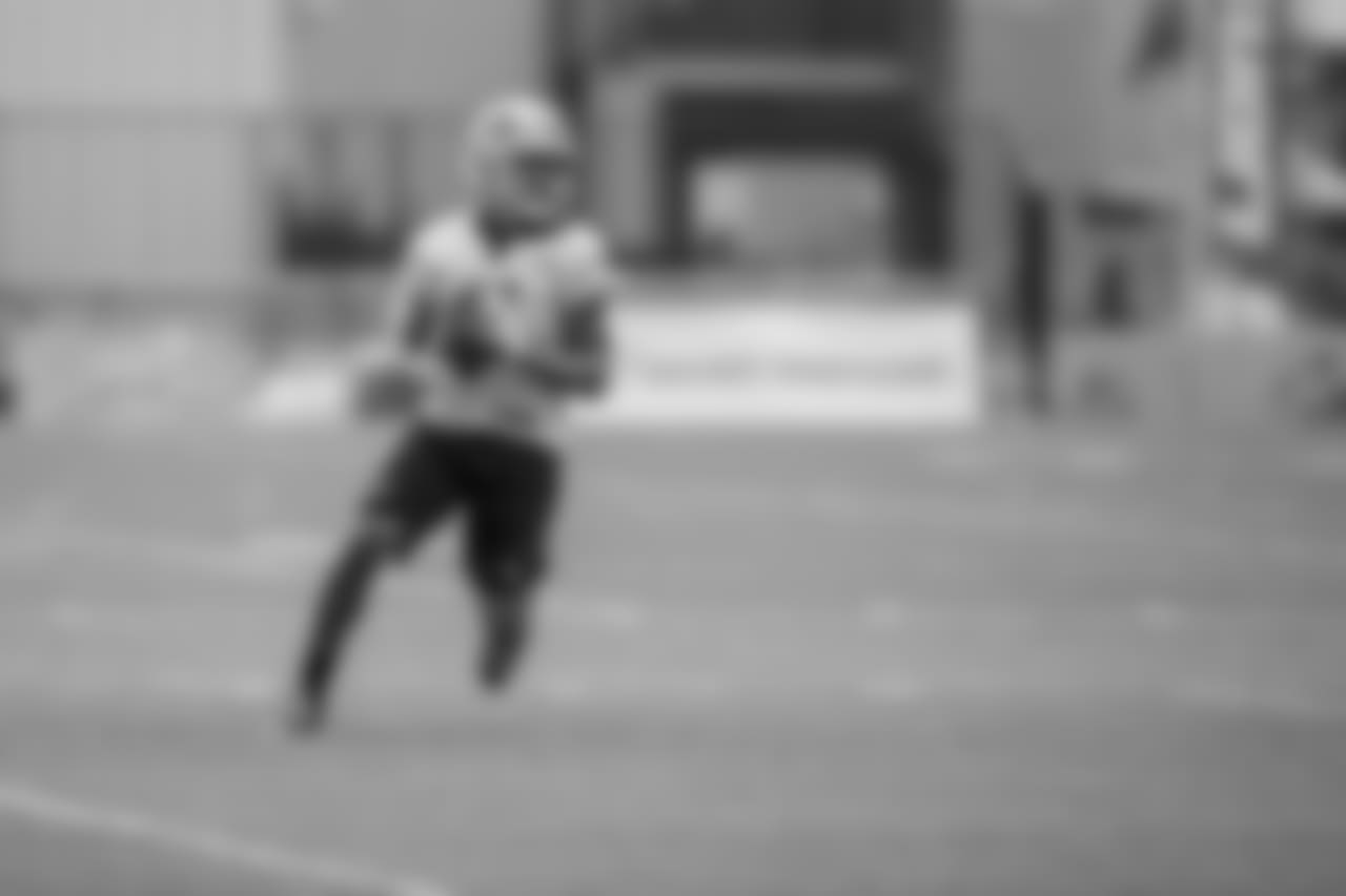 Detroit Lions wide receiver Marvin Jones Jr. (11) during training camp practice on Monday, Aug. 6, 2018 in Allen Park, Mich. (Detroit Lions via AP)