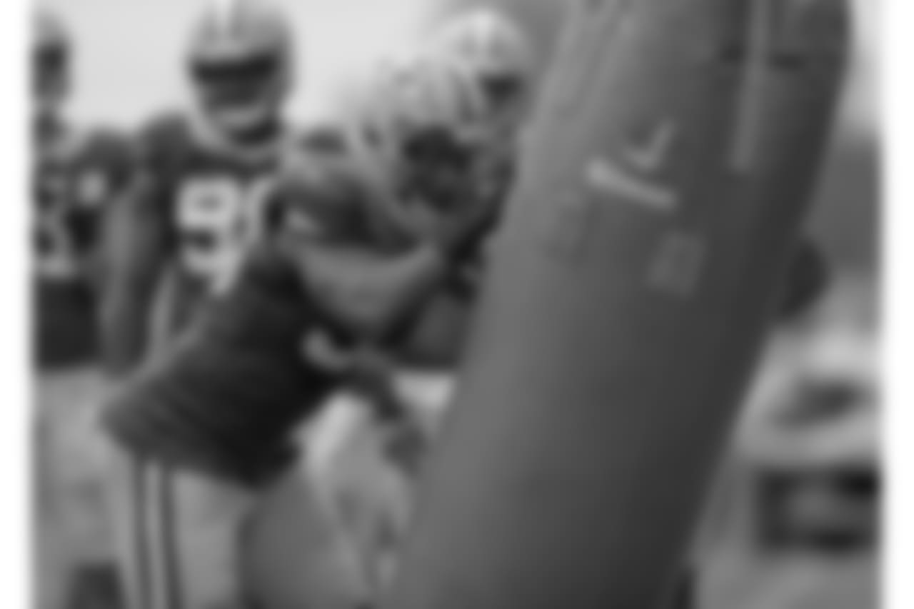Green Bay Packers during Training Camp at Ray Nitschke Field in Green Bay on Tuesday, August 7, 2018.