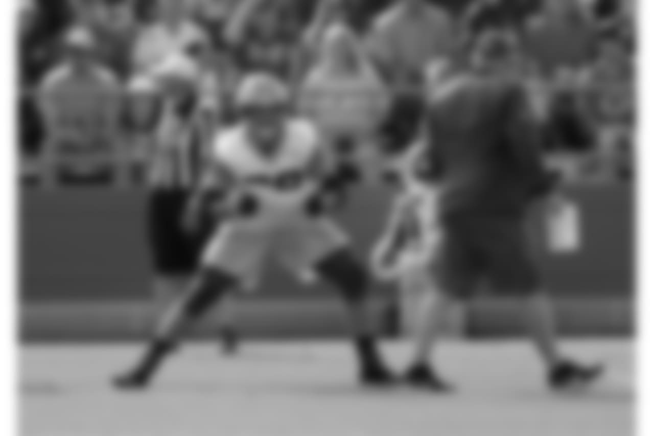 He was selected by Green Bay with the first of three fourth-round selections (No. 109 overall), he became the first Colorado offensive lineman to be drafted by the Packers since C Joe Garten in 1991 (sixth round).