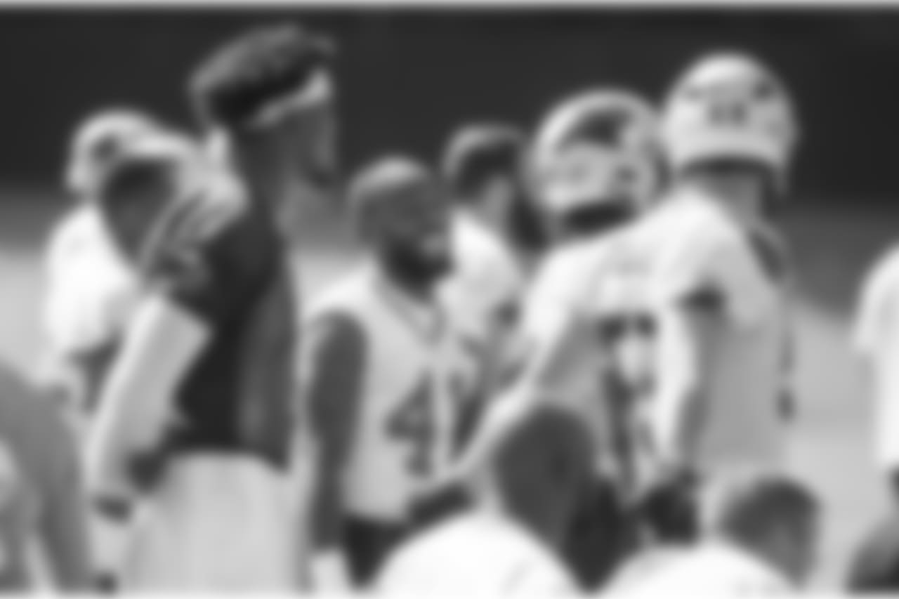 Day three of Panthers' mandatory Minicamp on Wednesday, June 13, 2018 at Bank of America Stadium in Charlotte, NC.