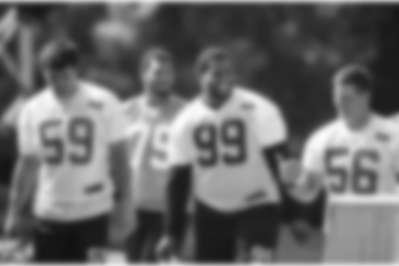 DT Kawann Short and LB A.J. Klein