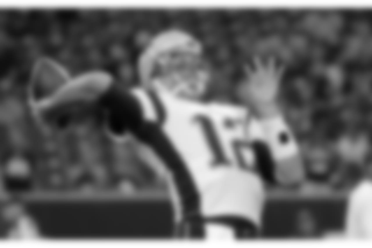 New England Patriots quarterback Tom Brady (12) warms up before an NFL football preseason game against the Houston Texans Saturday, Aug. 19, 2017, in Houston. (AP Photo/David J. Phillip)