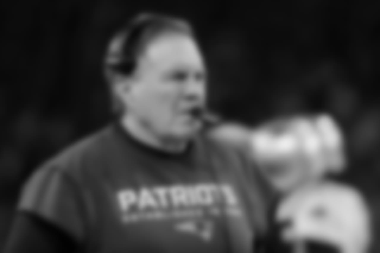 New England Patriots head coach Bill Belichick is seen during the first half of the NFL Super Bowl 52 football game against the Philadelphia Eagles Sunday, Feb. 4, 2018, in Minneapolis. (AP Photo/Mark Humphrey)