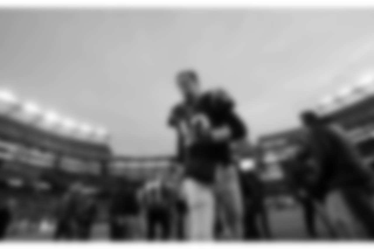 New England Patriots quarterback Tom Brady leaves the field after an NFL football game against the Buffalo Bills, Sunday, Dec. 24, 2017, in Foxborough, Mass. (AP Photo/Charles Krupa)