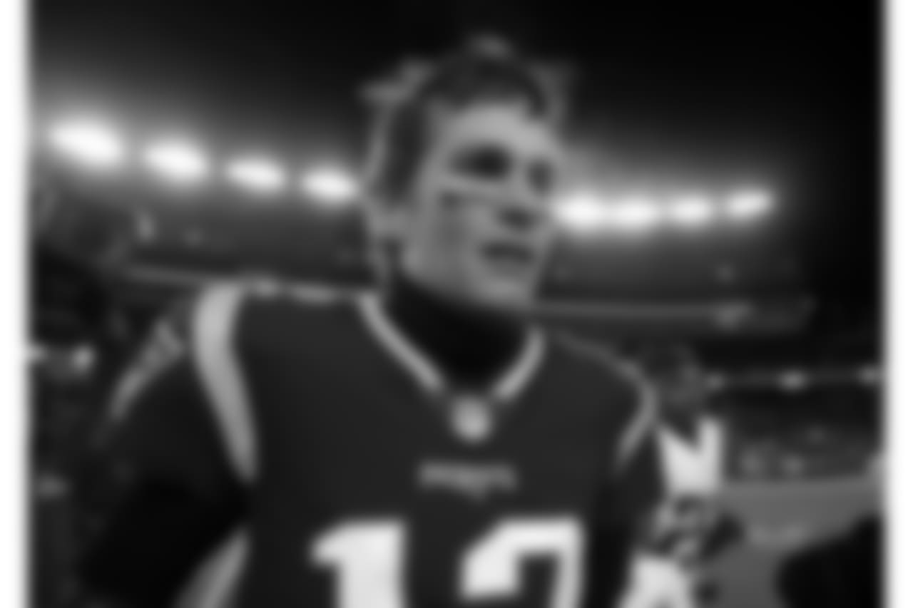 New England Patriots quarterback Tom Brady leaves the field after an NFL divisional playoff football game against the Tennessee Titans, Saturday, Jan. 13, 2018, in Foxborough, Mass. (AP Photo/Michael Dwyer)