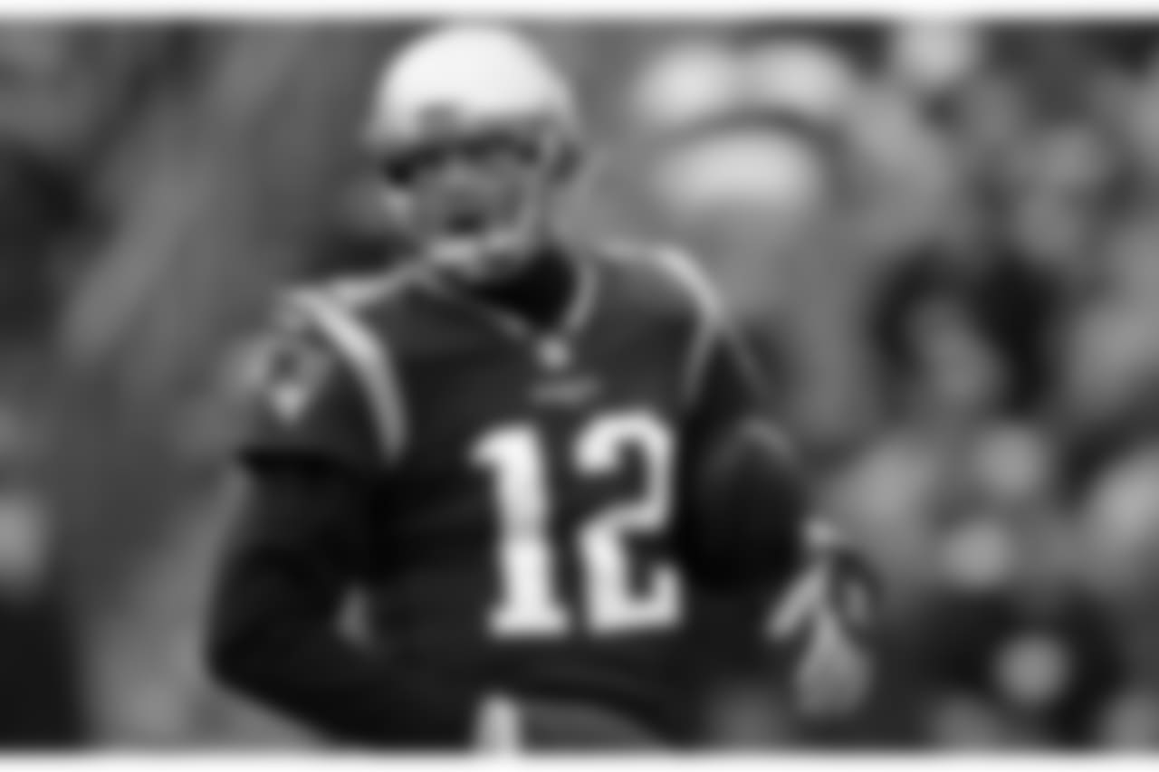 Tom Brady - Closing out what many expect to be his third MVP season, Brady hasn't exactly lit things up down the stretch. Dealing with Achilles and left shoulder injuries, he missed practice on Wednesday. He's thrown an interception in five straight games. There is no better bad-weather passer and Brady will be looking to heat things up heading into the playoffs with a precision passing performance against New York in frigid Foxborough.(AP Photo/Charles Krupa)