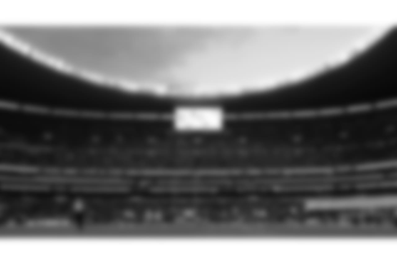 The Oakland Raiders and the New England Patriots play an NFL football game at Azteca Stadium, Sunday, Nov. 19, 2017, in Mexico City. (AP Photo/Rebecca Blackwell)