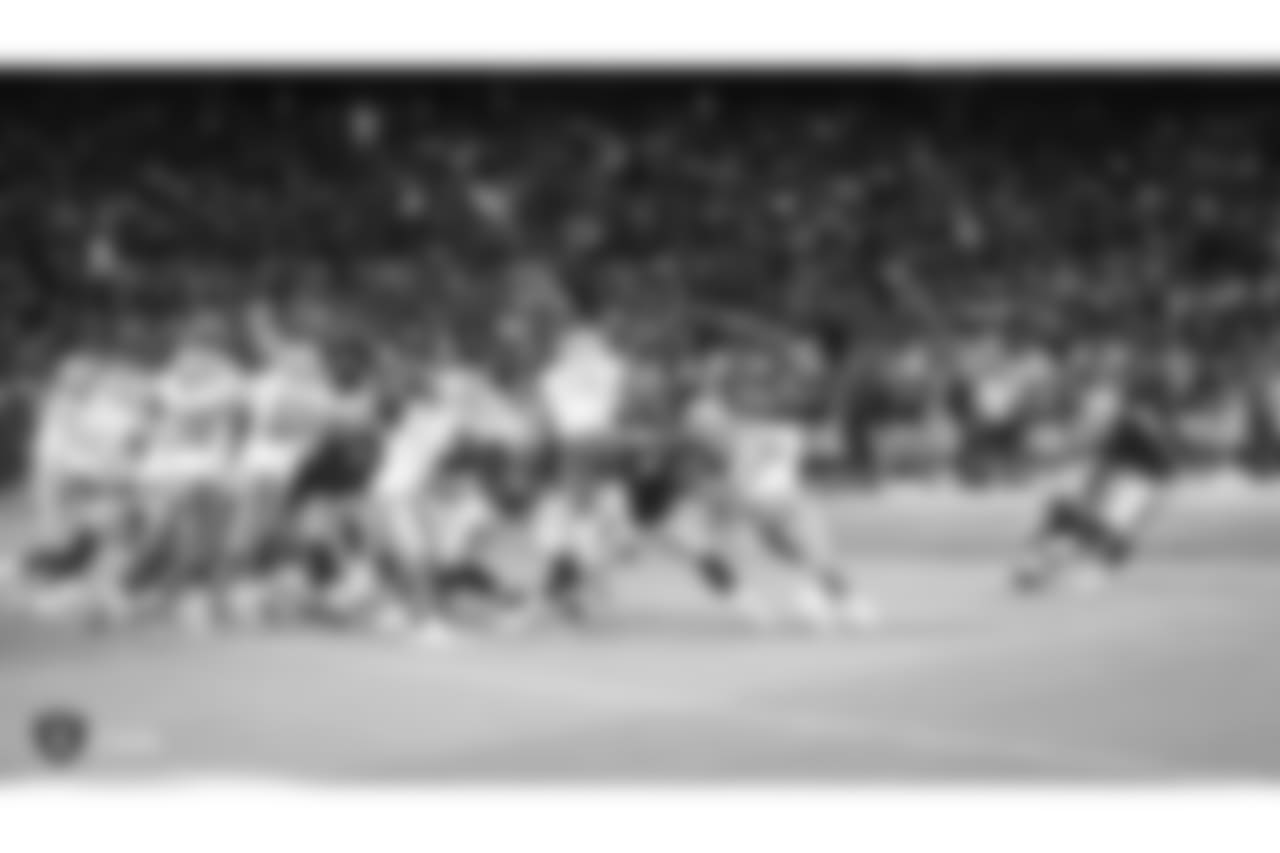 The Oakland Raiders preseason game against the Detroit Lions at Oakland-Alameda County Coliseum, Friday, August 10, 2018, in Oakland, California.