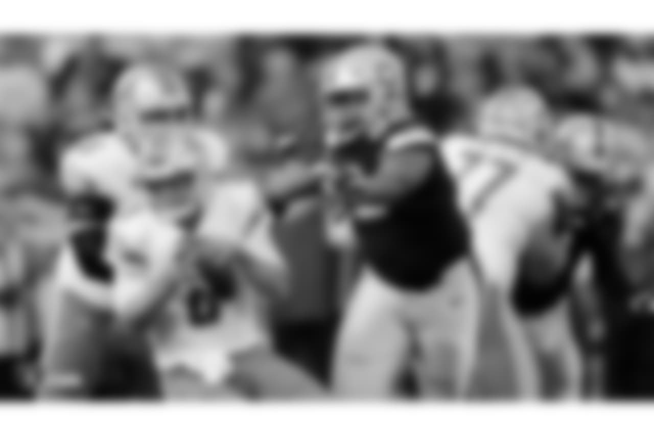 The Oakland Raiders preseason game against the Detroit Lions at Oakland-Alameda County Coliseum, Friday, August 10, 2018, in Oakland, California.