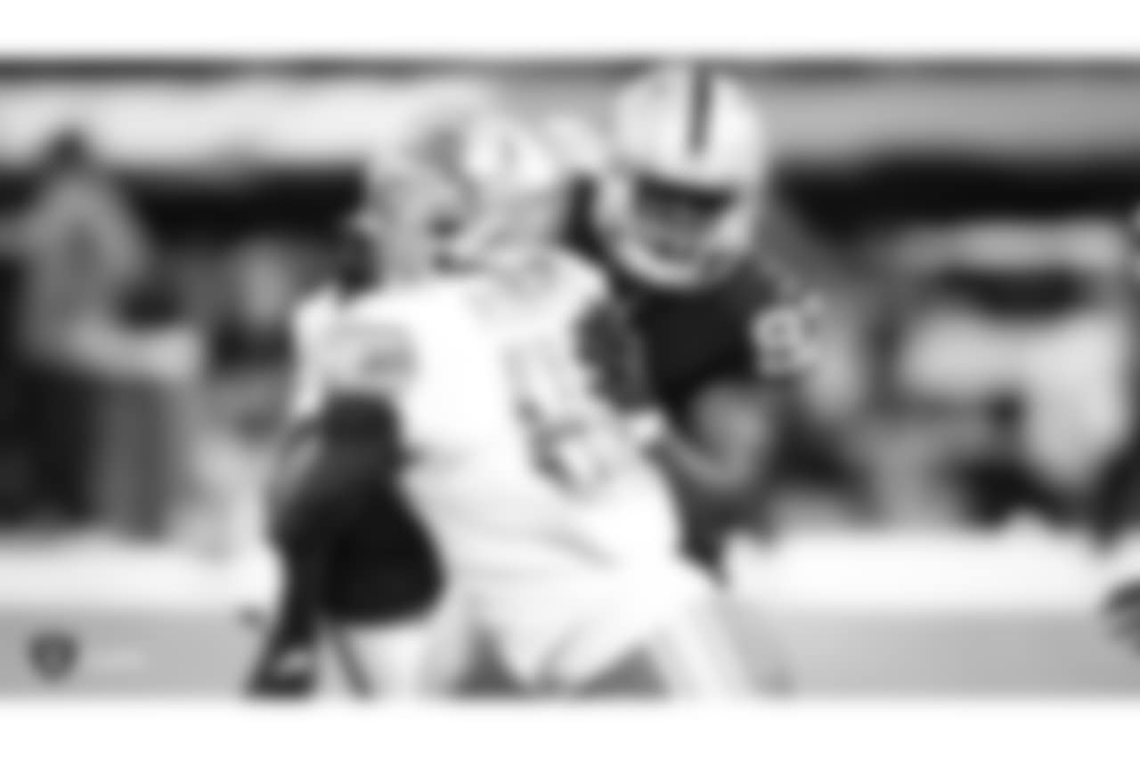 The Oakland Raiders preseason game against the Detroit Lions at Oakland-Alameda County Coliseum, Friday, August 10, 2018, in Oakland, California.