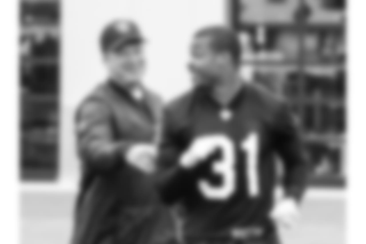 Oakland Raiders players at an Organized Team Activity (OTA) at the Oakland Raiders Practice Facility, Tuesday, May 22, 2018, in Alameda, California.