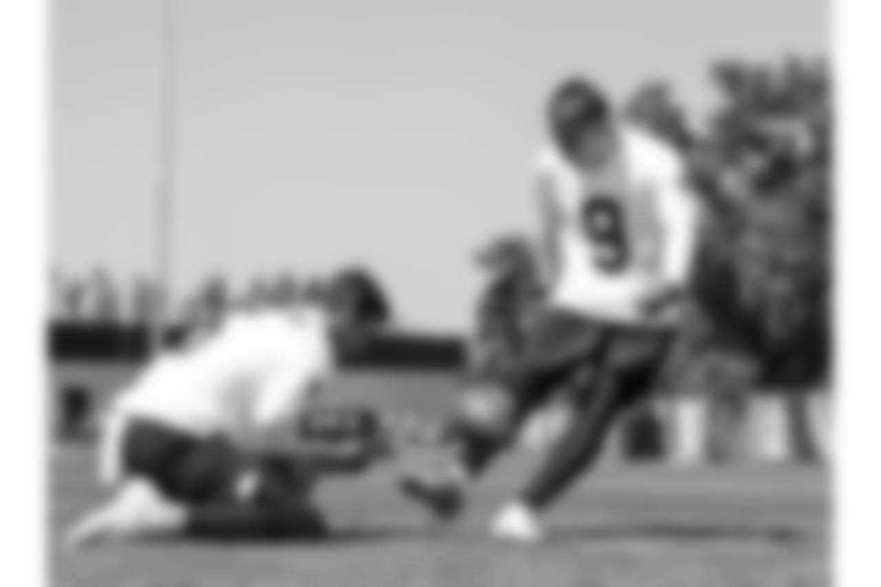 Oakland Raiders players and coaches at an offseason program at the Oakland Raiders Practice Facility, Monday, May 21, 2018, in Alameda, California.