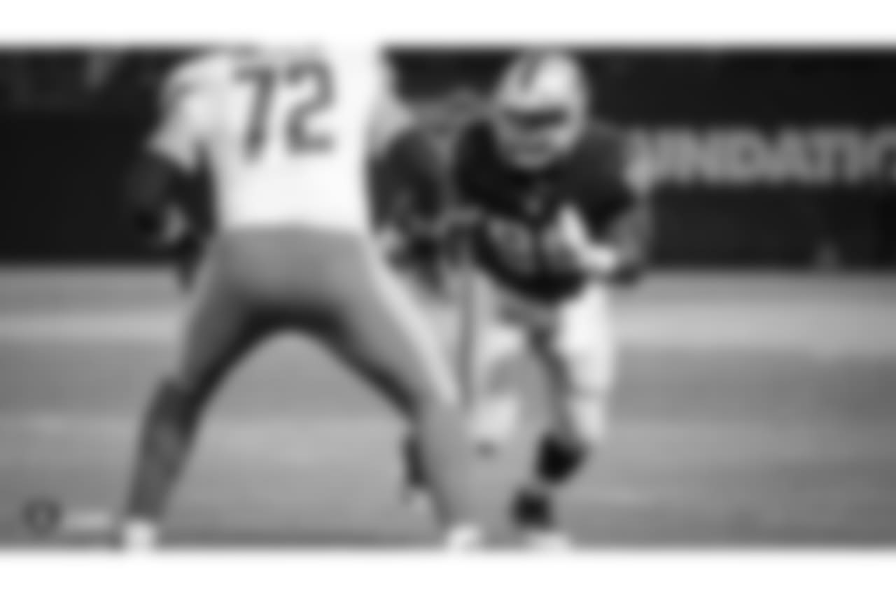 The Oakland Raiders preseason game against the Detroit Lions at Oakland-Alameda County Coliseum, Friday, August 10, 2018, in Oakland, California.