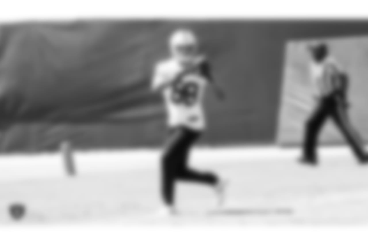 Oakland Raiders wide receiver Marcell Ateman (88) at an Organized Team Activity (OTA) at the Oakland Raiders Practice Facility, Thursday, May 31, 2018, in Alameda, California.