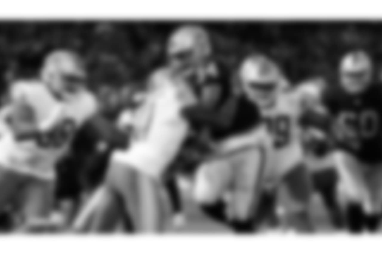The Oakland Raiders preseason game against the Detroit Lions at Oakland-Alameda County Coliseum, Friday, August 10, 2018, in Oakland, California.