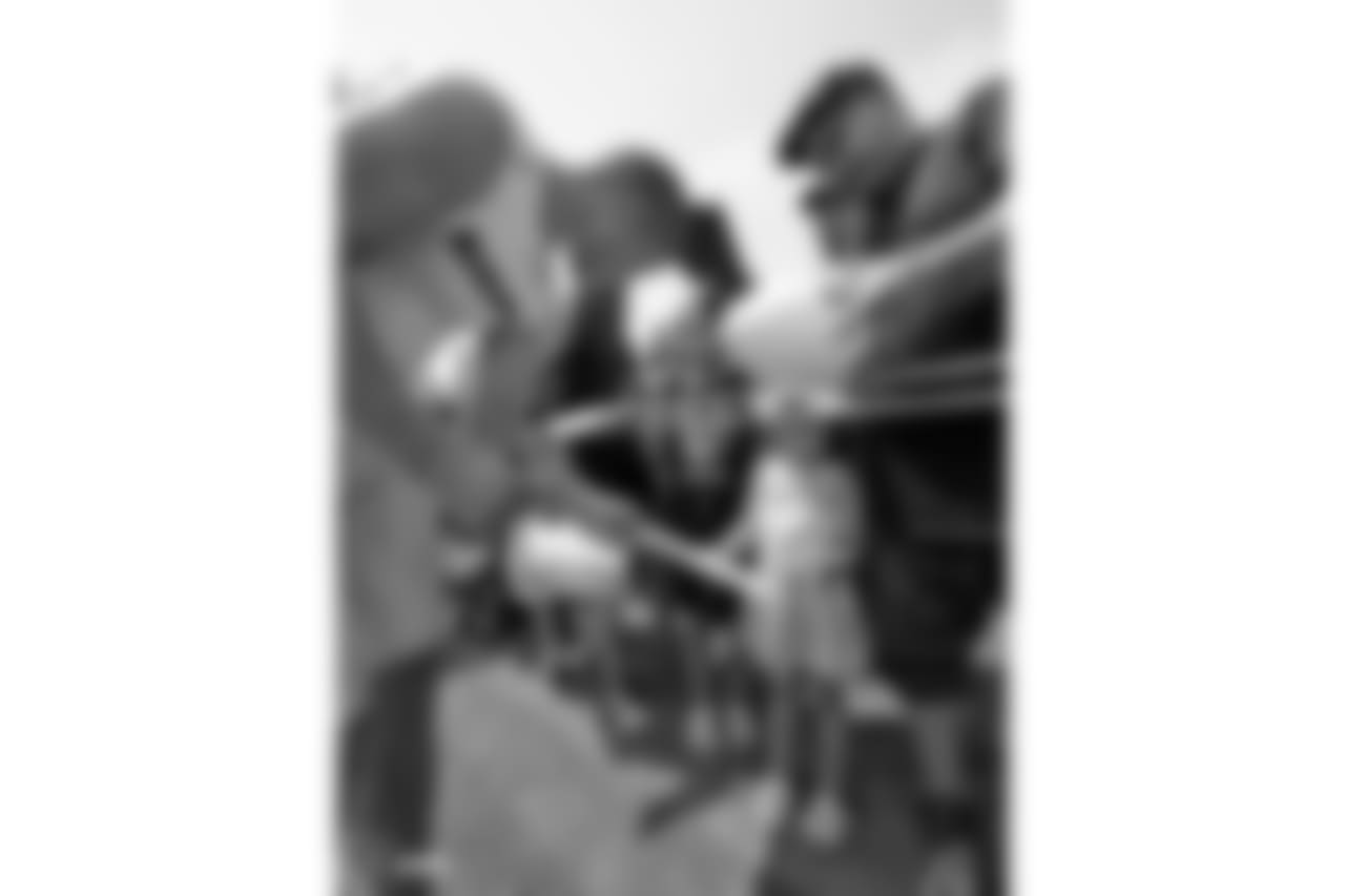 Oakland Raiders wide receiver Jordy Nelson (82) signs autographs for fans after practice at 2018 Training Camp at The Oakland Raiders Napa Valley Training Complex, Sunday, July 29, 2018, in Napa, California.