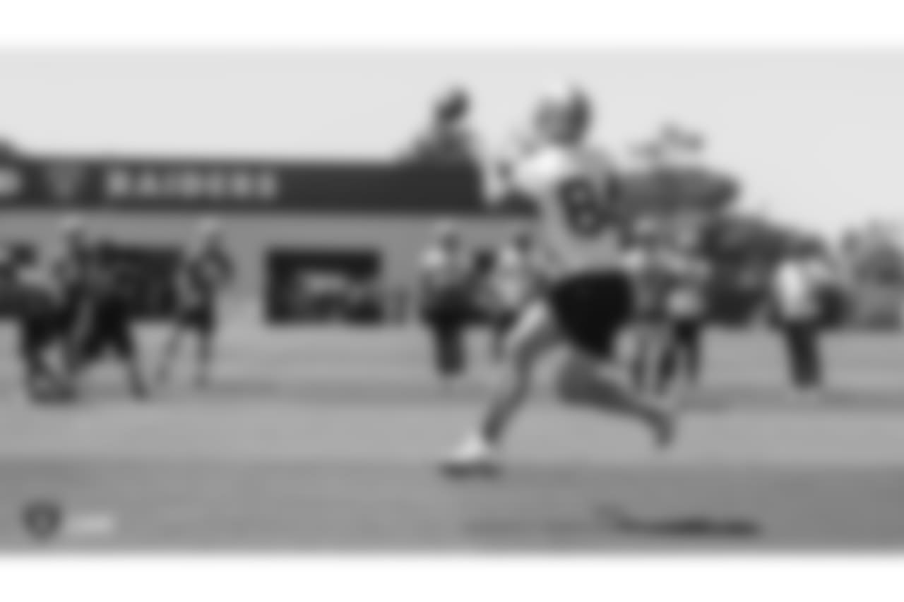 Oakland Raiders tight end Paul Butler (84) at a Mandatory Minicamp at the Oakland Raiders Practice Facility, Wednesday, June 13, 2018, in Alameda, California.