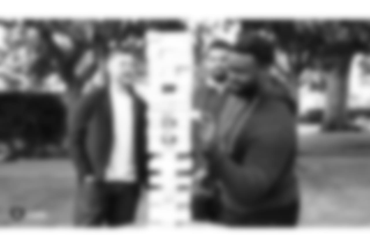 Oakland Raiders rookies and their parents family members share a meal at Wente Vineyards, as part of Rookie Parent Bootcamp, Saturday, June 16, 2018, in Livermore, California.