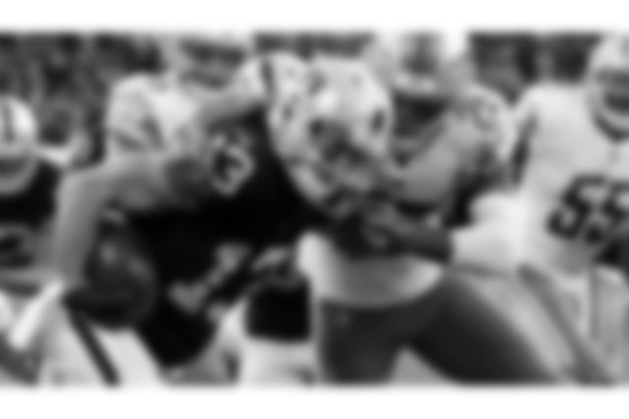 The Oakland Raiders preseason game against the Detroit Lions at Oakland-Alameda County Coliseum, Friday, August 10, 2018, in Oakland, California.