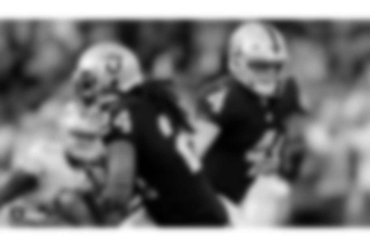 The Oakland Raiders preseason game against the Detroit Lions at Oakland-Alameda County Coliseum, Friday, August 10, 2018, in Oakland, California.