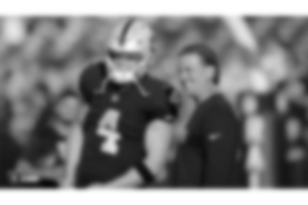 The Oakland Raiders preseason game against the Detroit Lions at Oakland-Alameda County Coliseum, Friday, August 10, 2018, in Oakland, California.