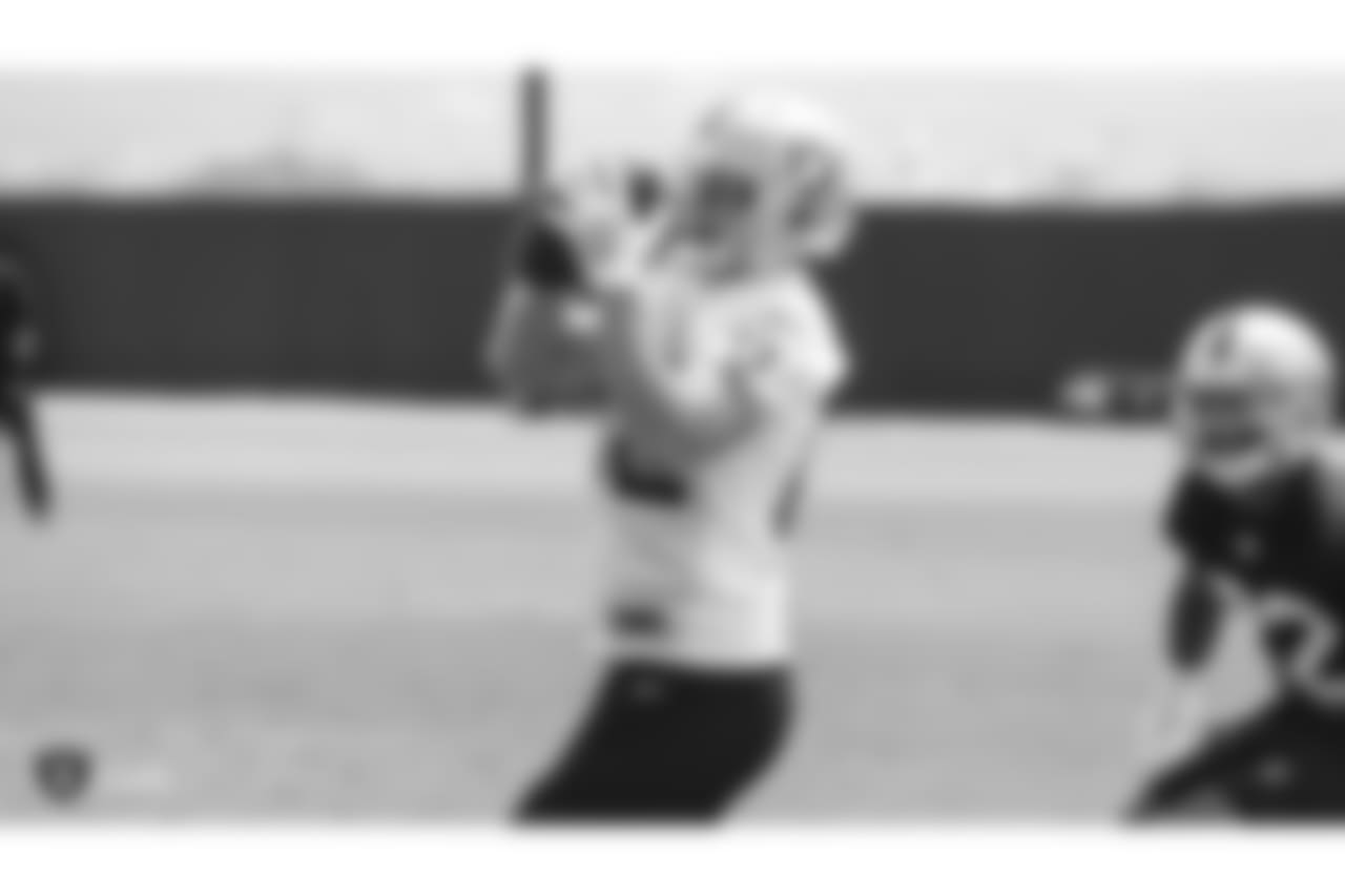 Oakland Raiders wide receiver Jordy Nelson (82) at an Organized Team Activity (OTA) at the Oakland Raiders Practice Facility, Wednesday, June 6, 2018, in Alameda, California.