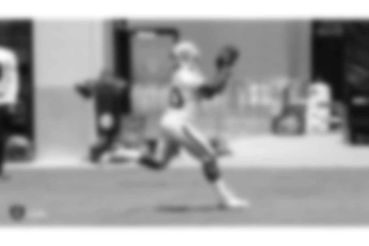 Oakland Raiders running back Jalen Richard (30) at an Organized Team Activity (OTA) at the Oakland Raiders Practice Facility, Tuesday, June 5, 2018, in Alameda, California.