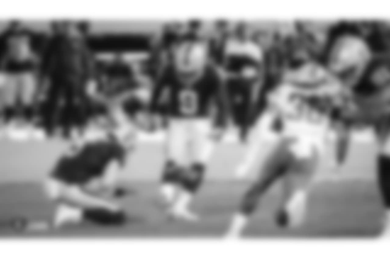 The Oakland Raiders preseason game against the Detroit Lions at Oakland-Alameda County Coliseum, Friday, August 10, 2018, in Oakland, California.