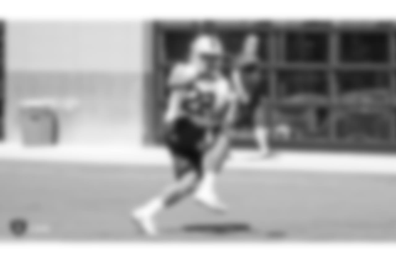Oakland Raiders running back Doug Martin (28) at an Organized Team Activity (OTA) at the Oakland Raiders Practice Facility, Monday, June 4, 2018, in Alameda, California.