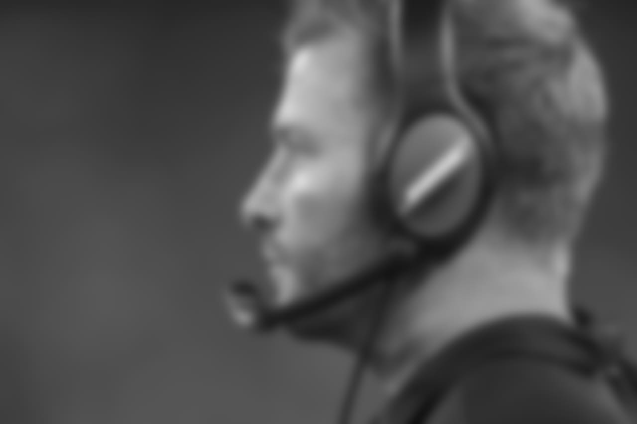 Los Angeles Rams head coach Sean McVay stands on the sideline in the first half of a preseason NFL football game against the Baltimore Ravens, Thursday, Aug. 9, 2018, in Baltimore. (AP Photo/Gail Burton)