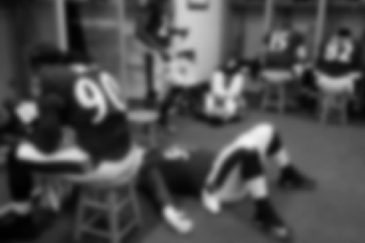Pregame in the Locker room