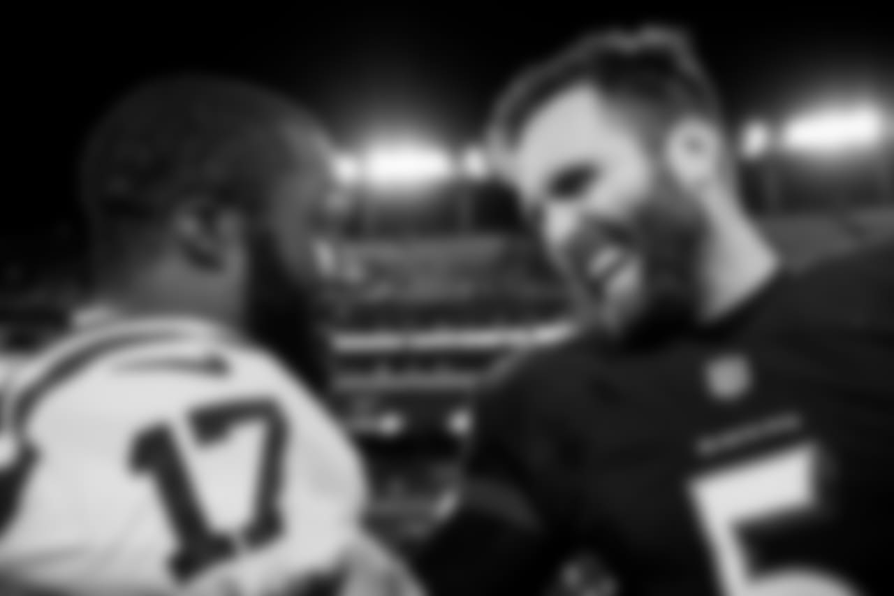 QB Joe Flacco and Colts WR Kamar Aiken