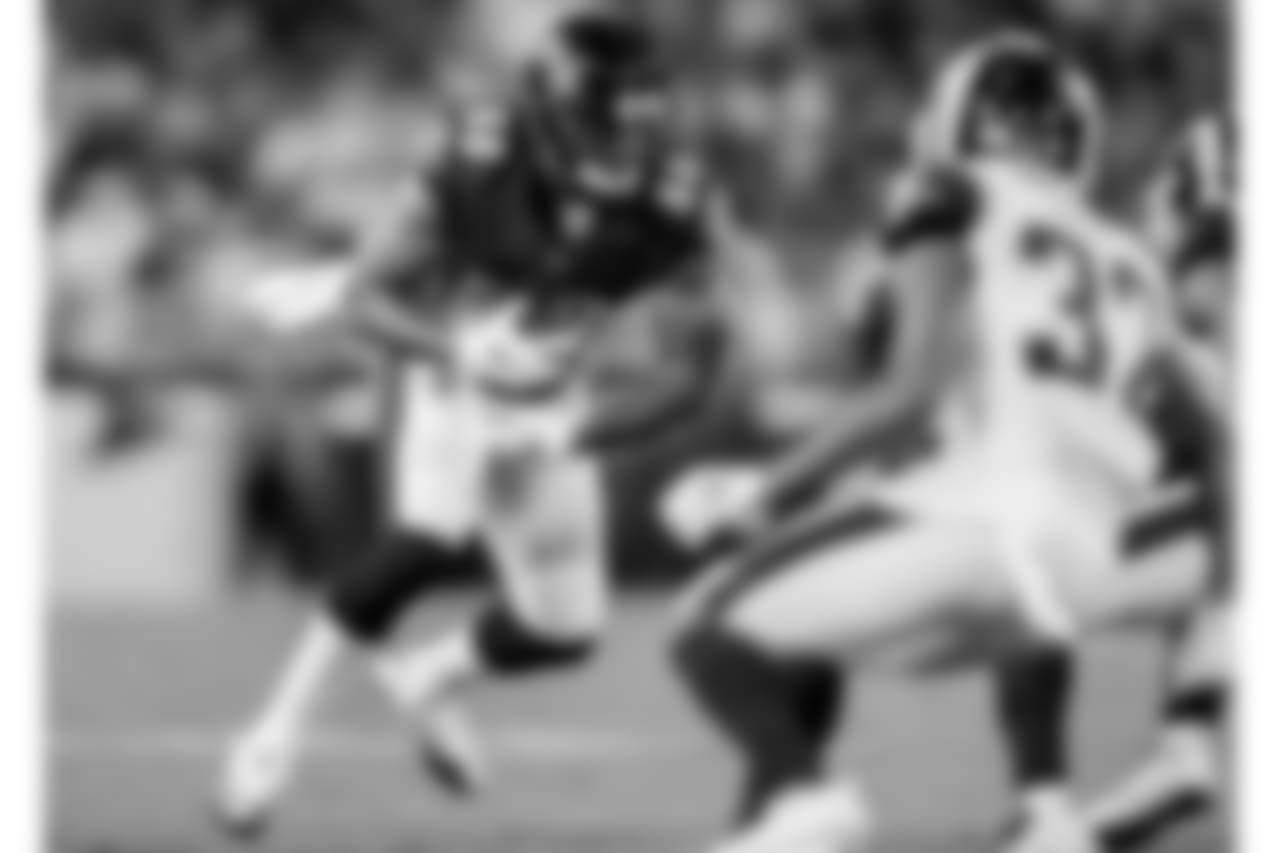 The Baltimore Ravens defeated the Los Angeles Rams by a score of 33-7 at M&T Bank Stadium on August 9, 2018 in Baltimore, MD.