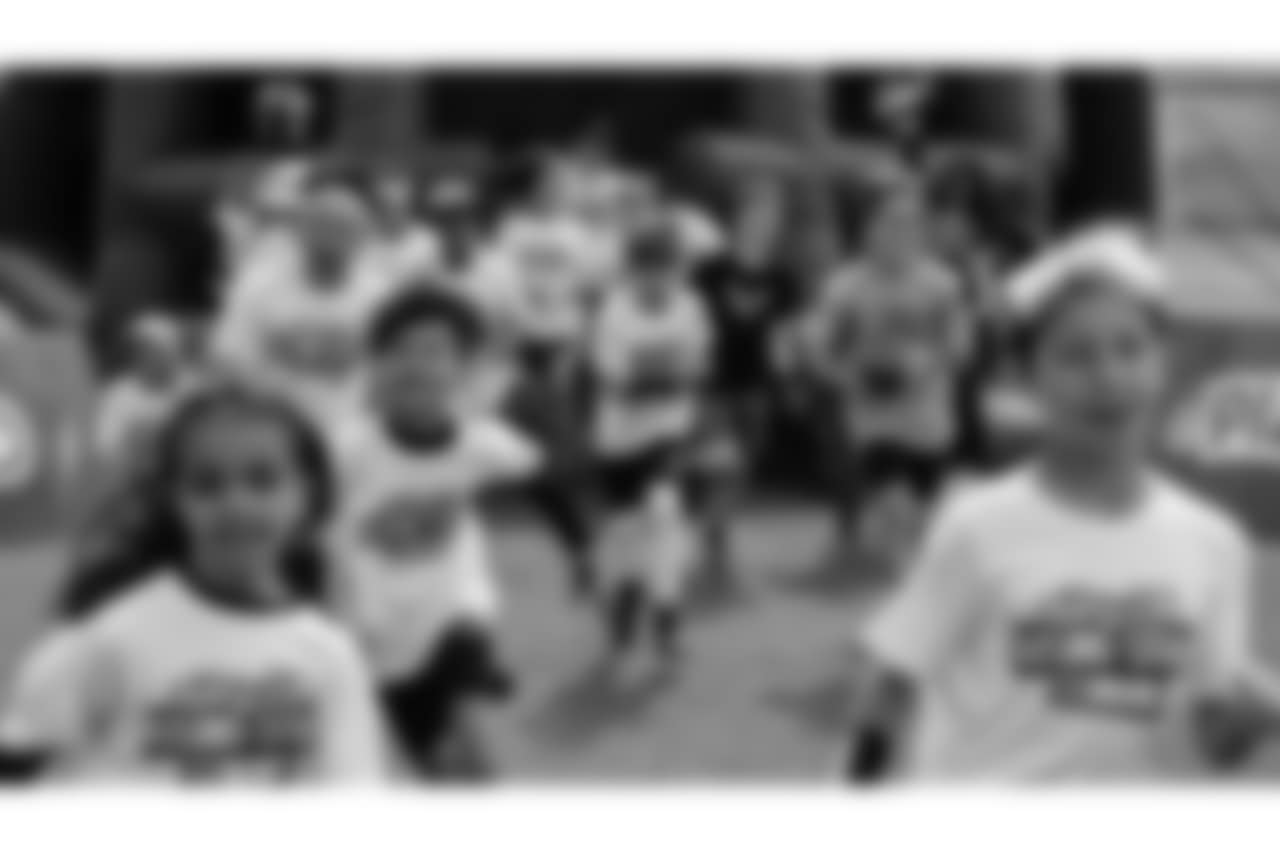 New Orleans Saints players Cameron Jordan, Terron Armstead, David Onyemata, Vonn Bell and Saints Hall of Famer Michael Lewis hosted an NFL Play 60 camp for kids in Vancouver, Canada on May 26, 2018.